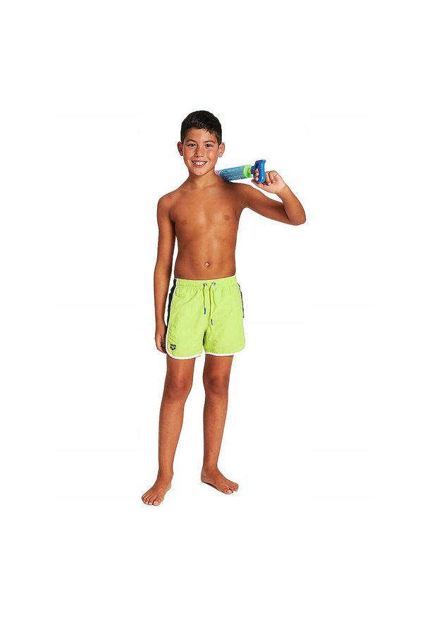Szorty kąpielówki chłopięce spodenki kąpielowe basen Arena Bowen. Kolor: żółty, czarny, wielokolorowy, zielony
