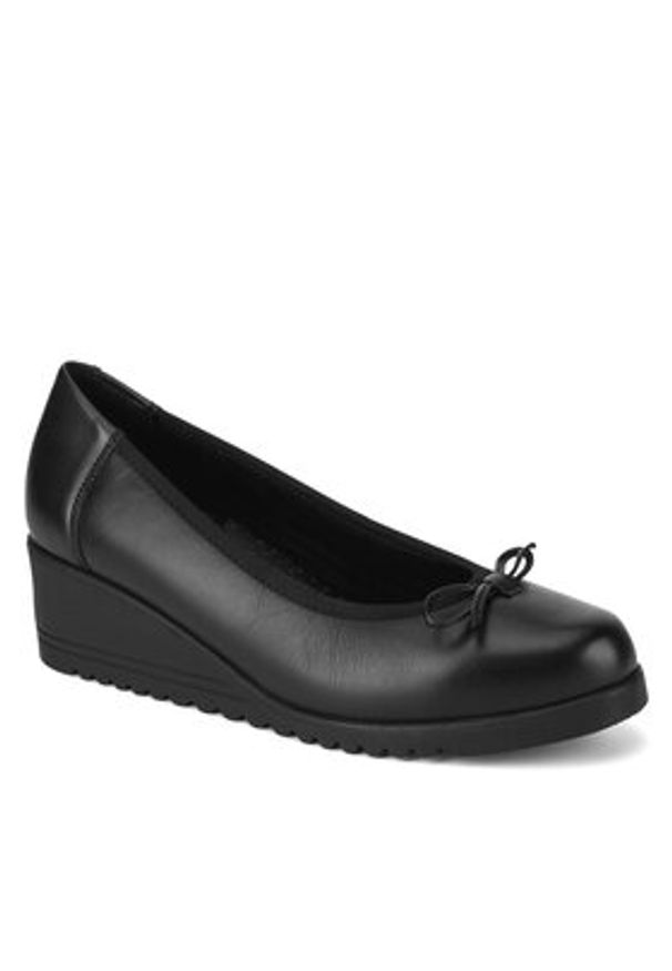 Go Soft Półbuty EST-MARGARET-01 Czarny. Kolor: czarny. Materiał: skóra