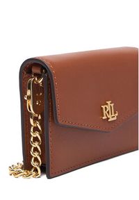Lauren Ralph Lauren - LAUREN RALPH LAUREN Torebka 432P11755001 Brązowy. Kolor: brązowy. Materiał: skórzane #4
