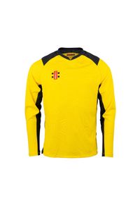 GRAY-NICOLLS - Koszulka z długim rękawem Pro Gray-Nicolls T20. Kolor: wielokolorowy, żółty, czarny. Długość rękawa: długi rękaw. Długość: długie #1