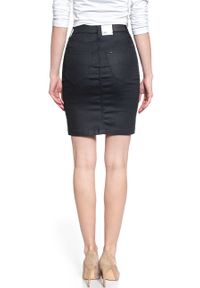 Lee - SPÓDNICA JEANSOWA LEE HIGH WAIST ZIP SKIRT COATED LEOLA L38DDPAH. Stan: podwyższony. Materiał: jeans. Długość: długie