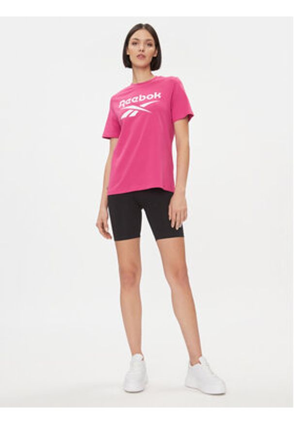 Reebok Szorty sportowe IM4076 Czarny. Kolor: czarny. Materiał: bawełna