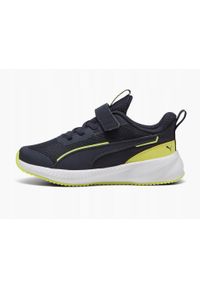 Puma - Buty na co dzień dziecięce PUMA FLYER sportowe na rzepy. Okazja: na co dzień. Zapięcie: rzepy. Kolor: niebieski