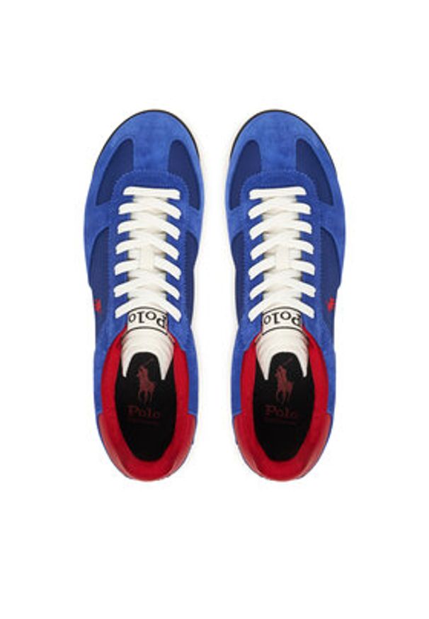 Polo Ralph Lauren Sneakersy 809P01641001 Niebieski. Kolor: niebieski. Materiał: skóra, zamsz