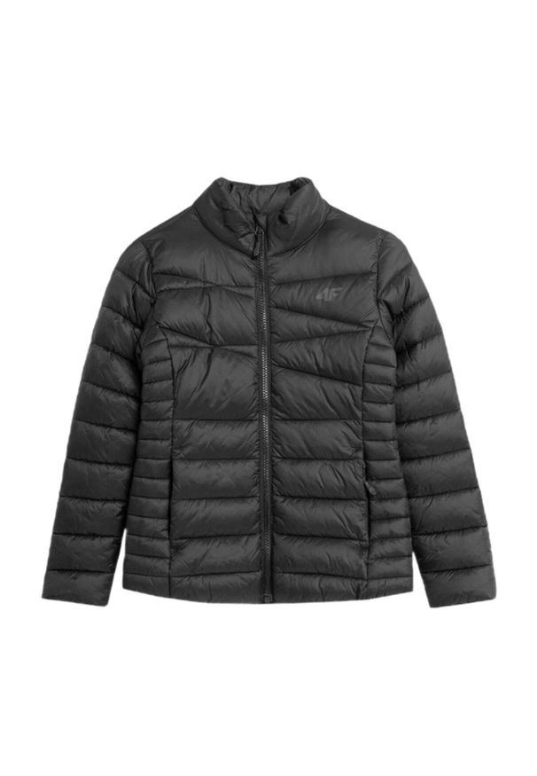 4f - Kurtka Zimowa Dziecięca 4F. Kolor: czarny. Materiał: puch. Sezon: zima