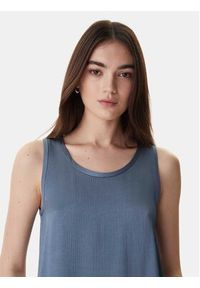 Marella Bluzka Nembi 2615161011 Granatowy Regular Fit. Kolor: niebieski. Materiał: acetat #3