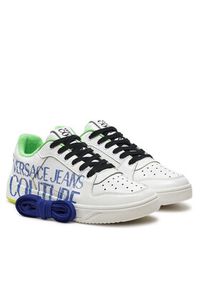 Versace Jeans Couture Sneakersy 76YA3SJ5 Biały. Kolor: biały. Materiał: skóra