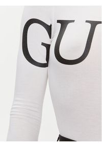 Guess Body Giulia V4RP09 K68D2 Biały Slim Fit. Kolor: biały. Materiał: wiskoza