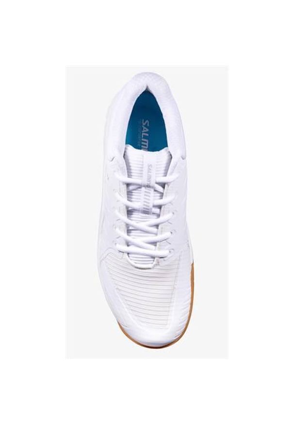 SALMING - Buty halowe Salming Recoil Ultra. Kolor: biały, wielokolorowy, szary. Materiał: syntetyk, materiał. Szerokość cholewki: normalna