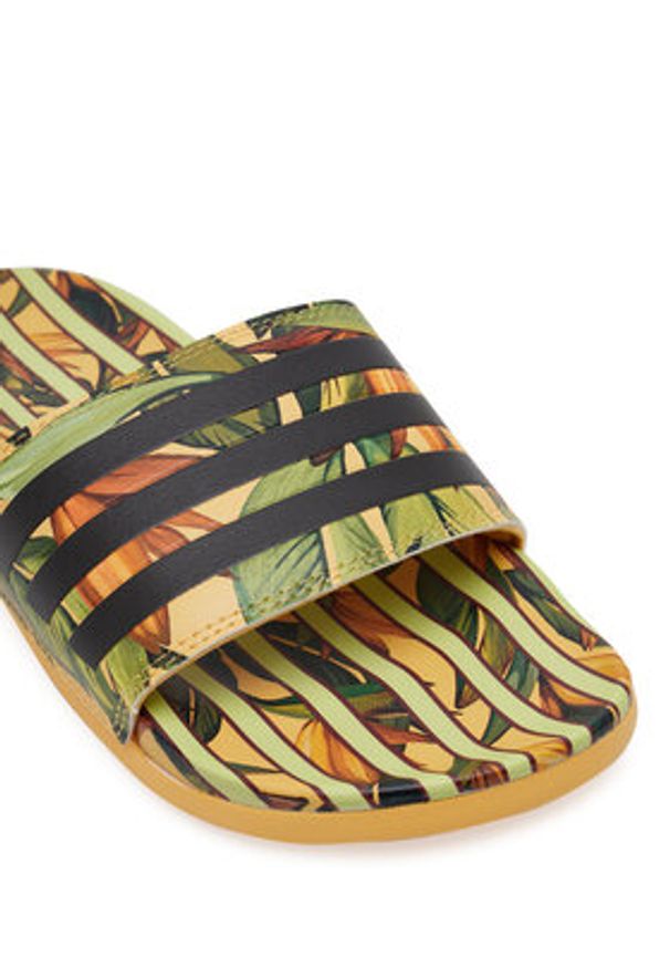 Adidas - adidas Klapki adilette JI2263 Żółty. Kolor: żółty. Materiał: syntetyk