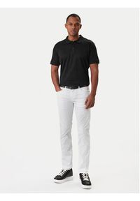 Karl Lagerfeld - KARL LAGERFELD Polo 745008 561204 Czarny Slim Fit. Typ kołnierza: polo. Kolor: czarny. Materiał: bawełna #3
