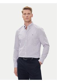 TOMMY HILFIGER - Tommy Hilfiger Koszula MW0MW39459 Różowy Regular Fit. Kolor: różowy. Materiał: bawełna