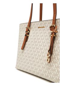 MICHAEL Michael Kors Torebka Quinn 30T5GQNT2B Beżowy. Kolor: beżowy. Materiał: skórzane #3