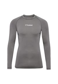 Dżersej z długim rękawem Hummel BL Performance. Kolor: szary. Materiał: jersey. Długość rękawa: długi rękaw. Długość: długie. Sport: koszykówka #1