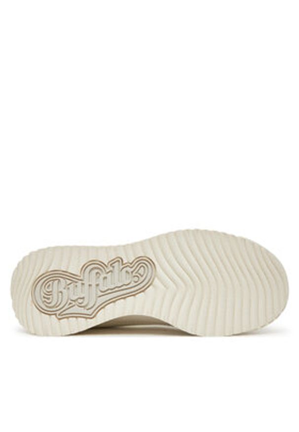 Buffalo Sneakersy Malibu 1636450 Biały. Kolor: biały. Materiał: skóra