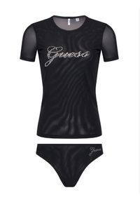 Guess Komplet bielizny O5BG00 K1740 Czarny Regular Fit. Kolor: czarny. Materiał: syntetyk
