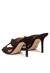 BOSS Klapki Charlize Samule 50563356 Brązowy. Kolor: brązowy. Materiał: zamsz, skóra #4