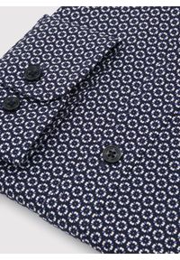 Pako Lorente - PAKO LORENTE – Granatowa koszula w kwiaty. Kolor: niebieski. Materiał: bawełna, elastan. Długość rękawa: długi rękaw. Długość: długie. Wzór: kwiaty #6