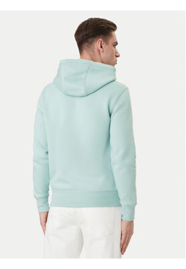 TOMMY HILFIGER - Tommy Hilfiger Bluza Logo MW0MW11599 Zielony Regular Fit. Kolor: zielony. Materiał: bawełna