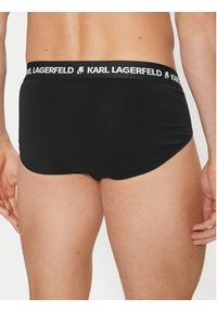 Karl Lagerfeld - KARL LAGERFELD Komplet slipów A1M47152 Czarny. Kolor: czarny. Materiał: bawełna #4
