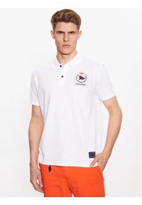 PAUL & SHARK - Paul&Shark Polo 23411278 Biały Regular Fit. Typ kołnierza: polo. Kolor: biały. Materiał: bawełna