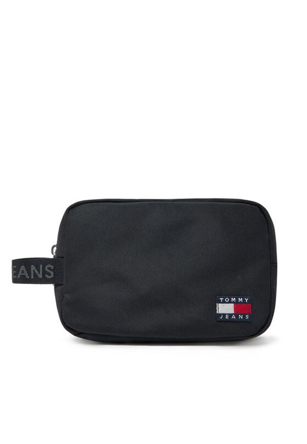 Tommy Jeans Kosmetyczka Tjm Ess Daily Nylon Washbag AM0AM13537 Czarny. Kolor: czarny. Materiał: materiał