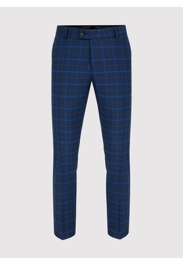 Pako Lorente - PAKO LORENTE – Kraciaste spodnie garniturowe z wełną. Materiał: wełna