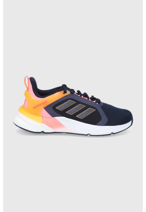 Adidas - adidas buty do biegania Response Super 2.0 kolor granatowy. Zapięcie: sznurówki. Kolor: niebieski. Materiał: materiał, poliester. Szerokość cholewki: normalna