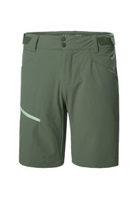 Szorty damskie Helly Hansen Blaze Softshell. Kolor: zielony, wielokolorowy. Materiał: softshell. Sport: turystyka piesza