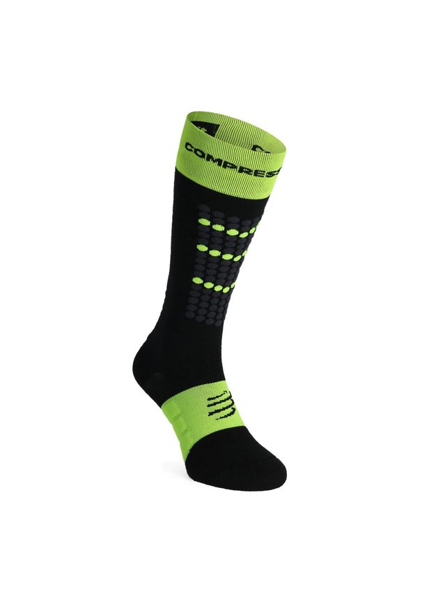 Skarpety narciarskie Compressport Alpine Ski Full Socks. Kolor: czarny. Sport: narciarstwo