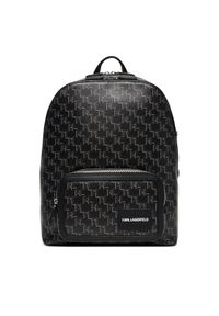 Karl Lagerfeld - KARL LAGERFELD Plecak A1W30188 Czarny. Kolor: czarny. Materiał: skóra