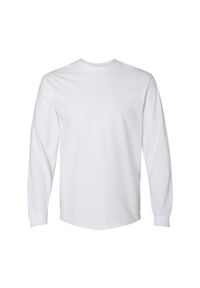 GILDAN - Koszulka Z Długim Rękawem Dla Dorosłych Unisex Hammer. Kolor: biały. Długość rękawa: długi rękaw. Długość: długie