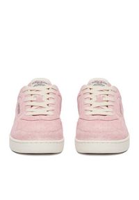 Guess Jeans Sneakersy EO-XL250041 Różowy jasny. Kolor: różowy. Materiał: skóra, zamsz #6