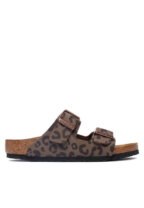 Klapki Birkenstock. Kolor: brązowy