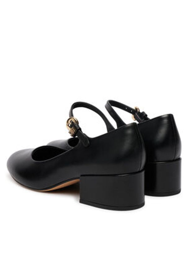 TOMMY HILFIGER - Tommy Hilfiger Czółenka Heeled Maryjane Buckle FW0FW09347 Czarny. Kolor: czarny. Materiał: skóra
