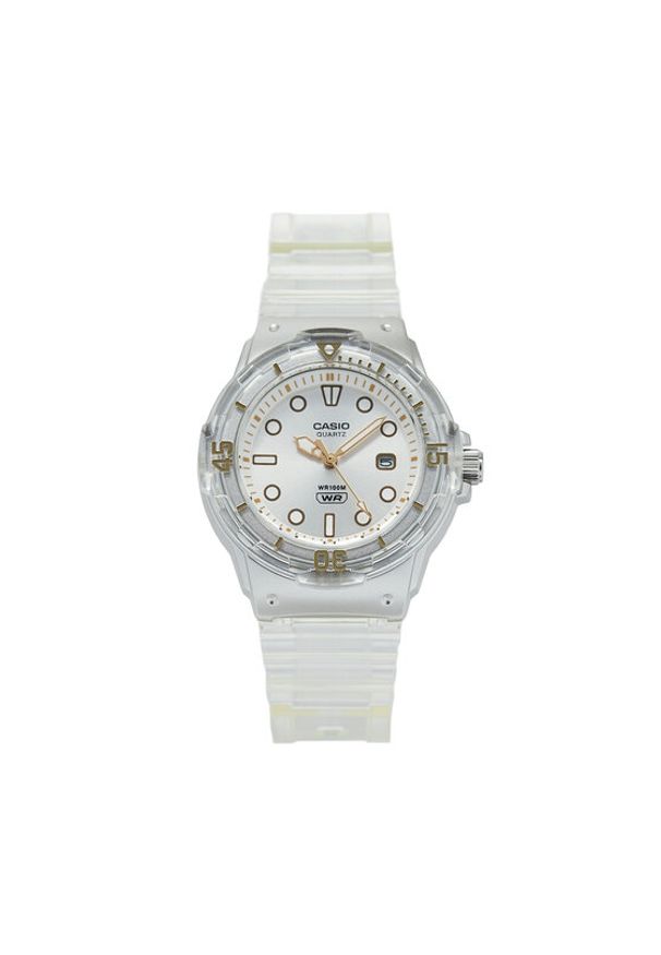 Casio Zegarek Lady Translucent LRW-200HS-7EVEF Przezroczysty