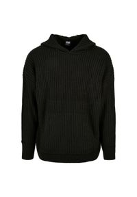 Dzianinowa bluza z kapturem Urban Classics. Typ kołnierza: kaptur. Kolor: czarny. Materiał: dzianina #1