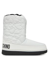 Love Moschino - LOVE MOSCHINO Śniegowce JA24202G1NISE10A Biały. Kolor: biały. Materiał: materiał #1