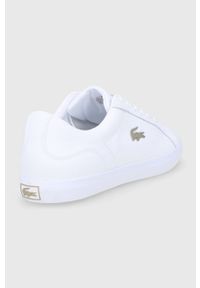 Lacoste Buty Lerond 41CMA0015.21G kolor biały. Nosek buta: okrągły. Zapięcie: sznurówki. Kolor: biały. Materiał: guma #2