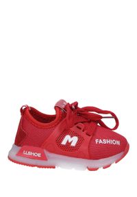Casu - Czerwone buty sportowe sznurowane casu 332. Kolor: czerwony