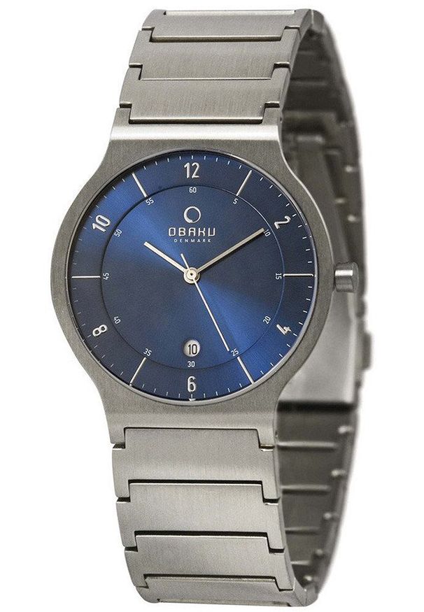 OBAKU - Zegarek męski Obaku Denmark V133GCLSC1 szary. Kolor: szary