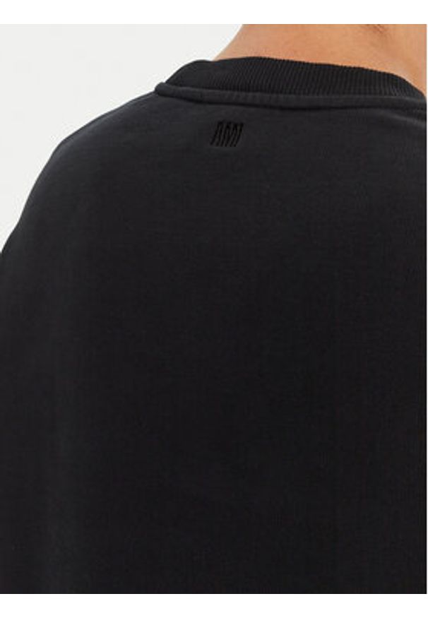 AMI PARIS - AMI Paris Bluza BFUSW001.730 Czarny Regular Fit. Kolor: czarny. Materiał: bawełna