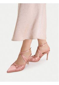 Nine West Szpilki CEO-259-73 02 Różowy. Kolor: różowy. Materiał: materiał. Obcas: na szpilce #5