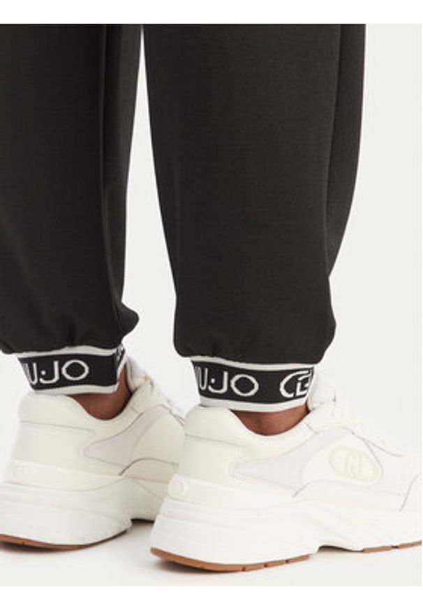 Liu Jo Sport Spodnie materiałowe TF5284 J4747 Czarny Regular Fit. Kolor: czarny. Materiał: syntetyk. Styl: sportowy