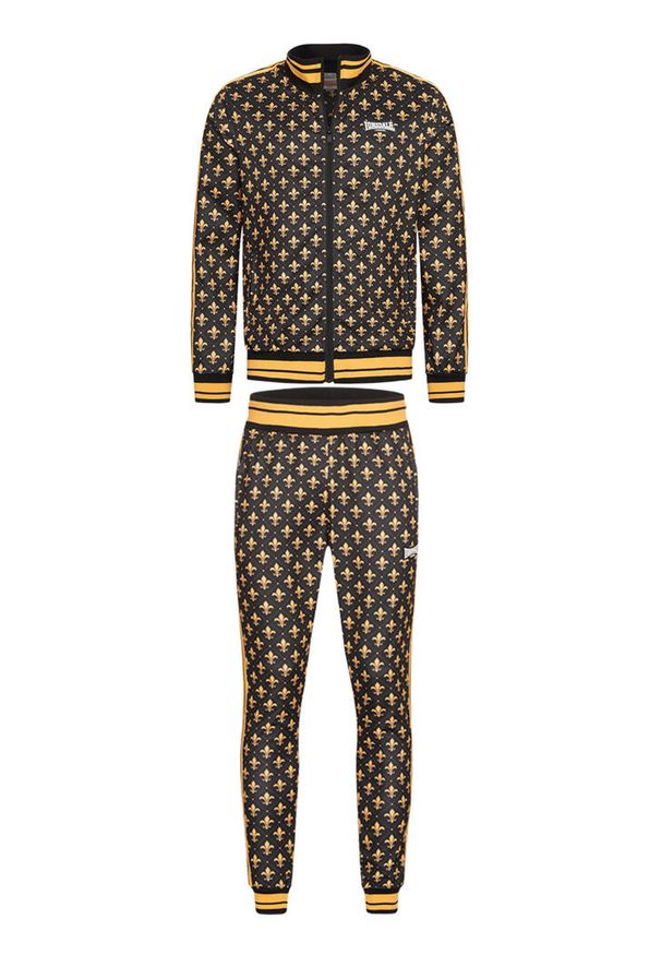 Dres Lonsdale Boswall. Kolor: wielokolorowy, żółty, czarny. Materiał: dresówka. Wzór: nadruk