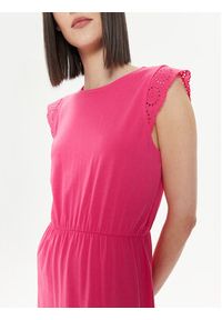 Vero Moda Sukienka letnia Emily 10305216 Różowy Regular Fit. Kolor: różowy. Materiał: bawełna. Sezon: lato