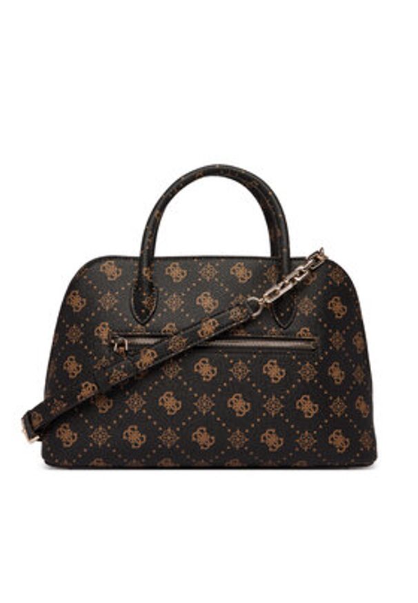 Guess Torebka Emelie Logo HWGP99 28060 Brązowy. Kolor: brązowy. Materiał: skórzane