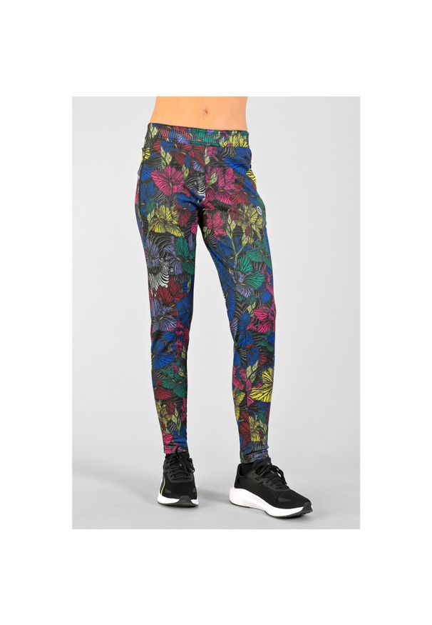 NESSI SPORTSWEAR - Spodnie Ocieplane Sportowe Damskie Nessi Sportswear. Kolor: wielokolorowy. Sport: bieganie