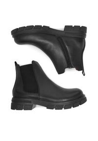Rieker Sztyblety Z9150-00 Czarny. Kolor: czarny. Materiał: skóra #4
