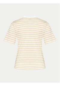 MVP Wardrobe T-Shirt MVPE4TS110.0JE0125 Beżowy Classic Fit. Kolor: beżowy. Materiał: bawełna